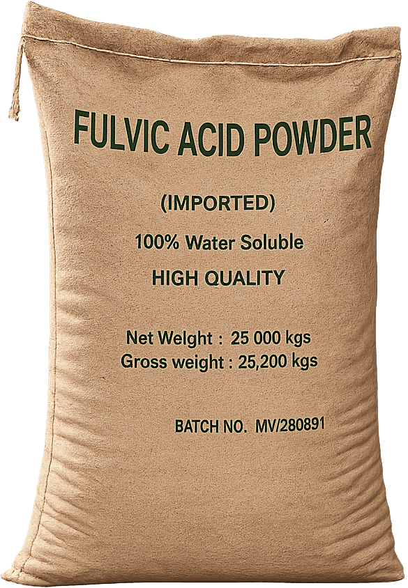 Fulvic Acid Powder 25 kg HDPE Bag